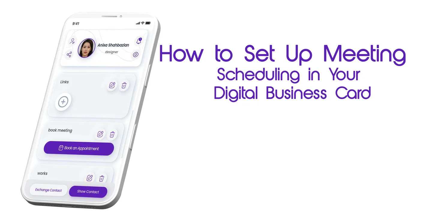 How to Set Up Meeting Scheduling in Your Digital Business Card featured image 1440x720