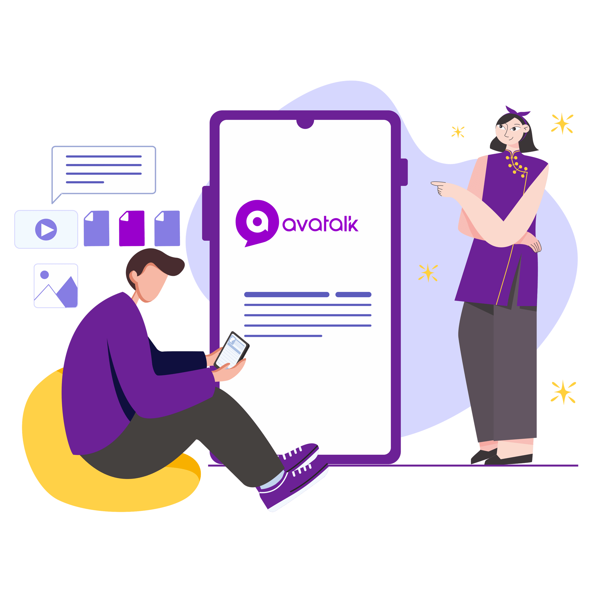 About us page avatalk values section image