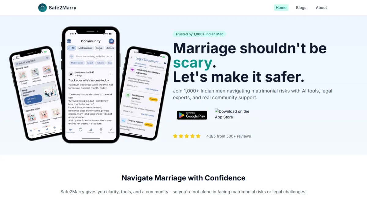 safe2marry featured image